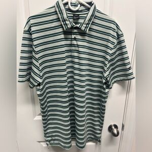 Oakley Hydrolux Striped Navy/green/white  Polo Shirt Men’s XL